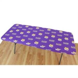 NEW COLLEGE COVERS 6' table cover in lsu tigers